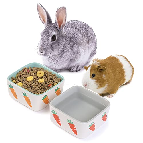 Bangminda Hamster Näpfe Set 2 Stück Keramik Futte Produktbild-Vorschau 4