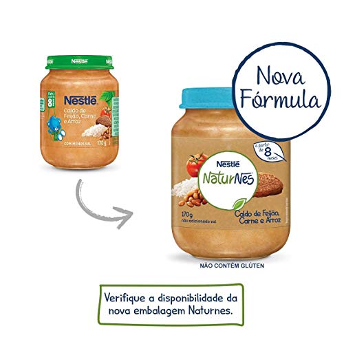 Papinha, Caldo de Feijão Carne e Arroz, Nestlé, 170g