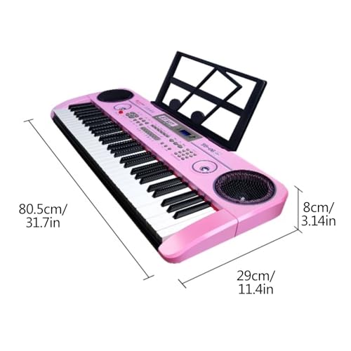 YAOHY Pratique De Piano Numérique De Musique pour Enfants, Instrument De Jeu À 61 Touches pour Débutants Clavier Piano Électrique(Black,7-Piece Set_B) - Les Beatles, Paul McCartney, John Lennon, RIngo Starr, George Harrison YAOHY Pratique De Piano Numérique De Musique pour Enfants, Instrument De Jeu À 61 Touches pour Débutants Clavier Piano Électrique(Black,7-Piece Set_B) – Image 5
