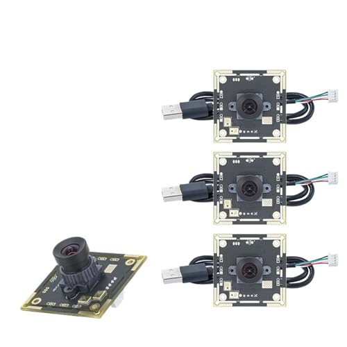 Cámara USB HBVCAM IMX179 de 8 MP con lente gran angular de 100 grados y tres placas de 38mm