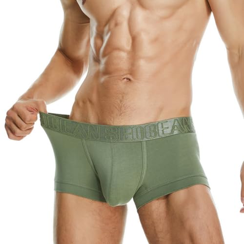 Mens Boxers Underwear Low Rise Cotton Boxer shorts4