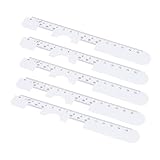 Healifty Optisches Pd-Lineal Kunststoff Pupillendistanzmesser Tragbares Messwerkzeug Für Brillenanpassung Und Augenprüfung 6.9 Zoll Präzises Pupillen Maßband