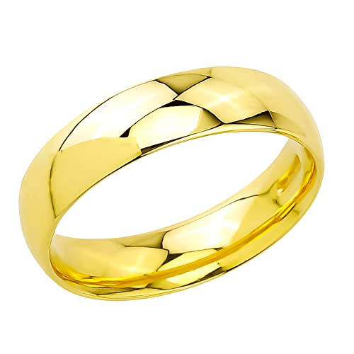 JC Trauringe | Einzelring | Traumhafter Ehering Hohl 5 mm breit I 585 Gold Poliert I Verlobungsring Partnerring Gelbgold mit Gravur in edler Schatulle I 1 Hochzeitsring | Ring ohne Stein I AP03 JC Trauringe | Einzelring | Traumhafter Ehering Hohl 5 mm breit I 585 Gold Poliert I Verlobungsring Partnerring Gelbgold mit Gravur in edler Schatulle I 1 Hochzeitsring | Ring ohne Stein I AP03