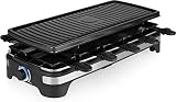 Princess 01.162650.01.001 Raclette, 1500 W, 1 Load, Stainless Steel, Negro
