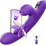 Guspiun Multifunktional Vibration für Frauen, G-Punkt Vibratorensets mit APP Fernbedienung, Anal Dildo Vibrator Klitoris Stimulator, Erotik Solo Sex Spielzeug für die Frau Paare
