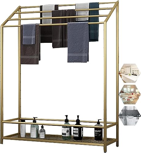 Kanduo KA-3456 Handtuchständer Edelstahl 4 Stangen