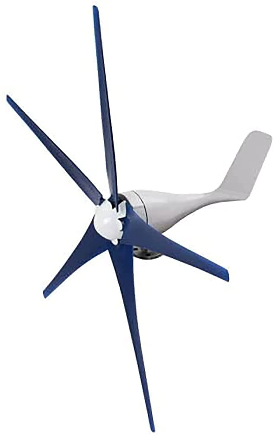 Petites éoliennes domestiques 400 W pour Utilisation utdr, Petites éoliennes domestiques pour Utilisation utdr Entreprises Kit générateur de Turbine à Vent 5 Lames FR Hme Camping, Blanc, 24 V (