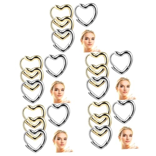 Créoles en cœur SOIMISS pour changer de style sans irriter les oreilles