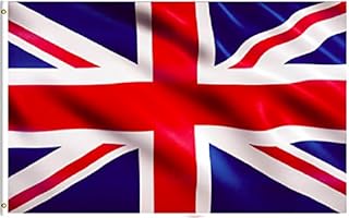 Union Jack 5x3ft Flag - MEGA VALUE Premium Quality Great Britain National Flag Ideal for King Charles III Coronation Day 2023, National Supporters, Souvenir, Party, Indoor Outdoor Decoration