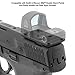 UTG Super Slim RDM20 Mount for Rear Sight Dovetail, S&W M&P , Black