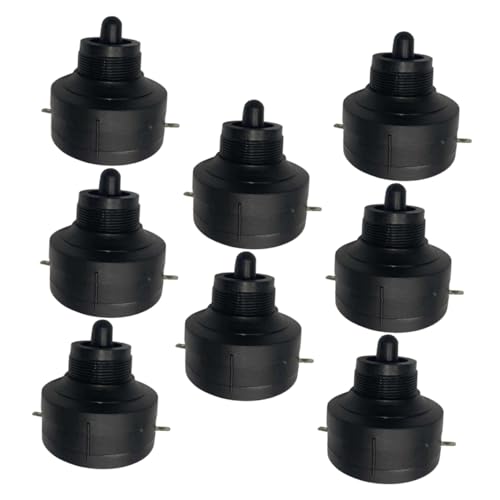 HAPINARY 8 PCS Car Tweeters for Audio System Piezoelectric Horn Speakers Compact Design Easy to Install High Pitched Sound Quality Reliable Replacement for Automotive Supplies