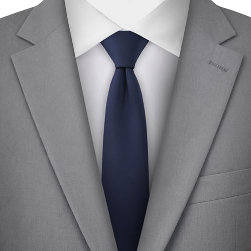 Image of Jacob Alexander Men's Skinny Width 2 inch Solid Color Tie