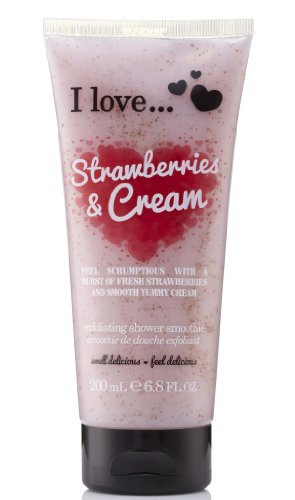 I Love... Strawberries & Cream Exfoliating Shower Smoothie 200ml