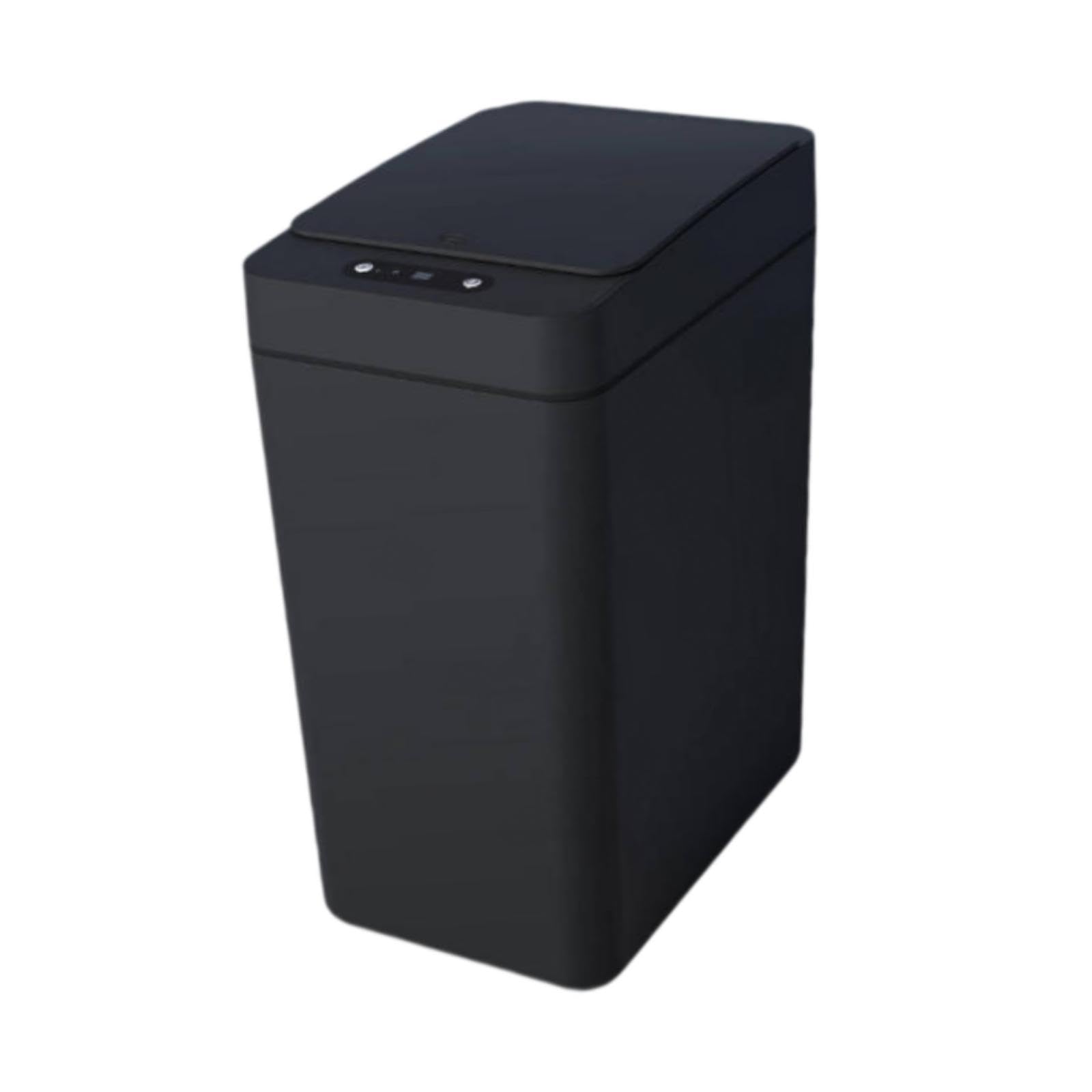 CALANDIS® Bathroom Smart Touchless Trash Slim with Lid for Office Living Room Home Black | Trash Cans & Wastebaskets | Household Supplies & Cleaning 3