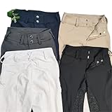 Zoom IMG-1 efrjuwi pantaloni da equitazione con