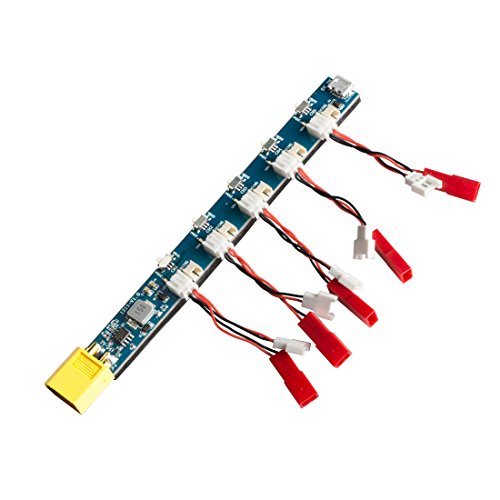 Wolfwhoop 1S LiPo Battery Charger with Micro JST 1.25 and JST-PH 2.0 for Tiny Whoop mCX mCPX