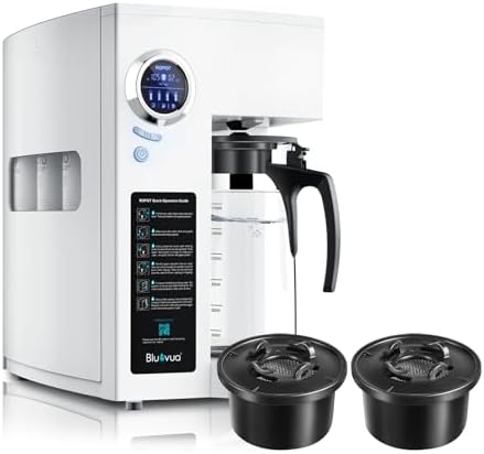Bluevua RO100ROPOT(UV) Countertop Reverse Osmosis Water Filter System, with Dual-Pack Remineralization Filters, Bundle
