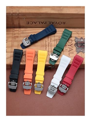 Bracelet de montre caoutchouc homme 25mm adapté pour Richard Mille RM011 - 2