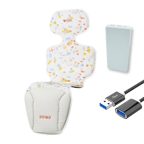 エアラブ4 ロリポップ　poled ベビーシート ホワイト airluv4 lollipop | エアラブ4 ロリポップ 送風機付きクールシート