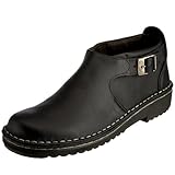 normale Weite ( F ) Naot Malta schwarz Damen Schuhe Halbschuhe Leder Wechselfußbett Lederfutter 6066, Größe:42 EU