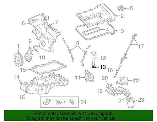 Image of Ford F5RZ-6626-B, Engine Oil Pump Pickup Tube Gasket