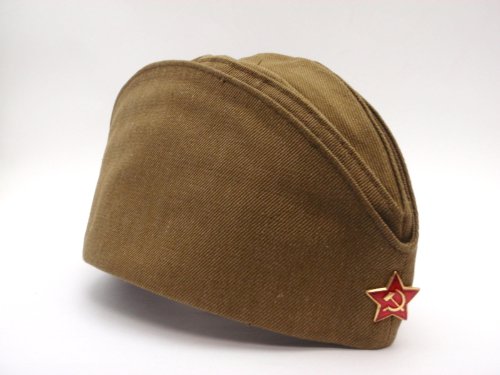 Amazon | ソビエト軍 ロシア ピロトカ 本物 略帽 赤軍 USSR ユニオン