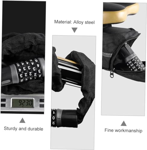 Cadenas de vélo pliable en U avec combinaison de sécurité - 2