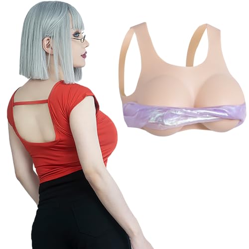 Silicone Breastplate Fake Boobs Backless Breast Forms For Crossdresser Drag Queen Breasts Enhancers Forms