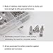 cSeao 140pcs M4 Pan Head Phillips Machine Screws Assortment Kit, 304 Stainless Steel, M4x 4mm/ 6mm/ 8mm/ 10mm/ 12mm/ 14mm/ 16mm