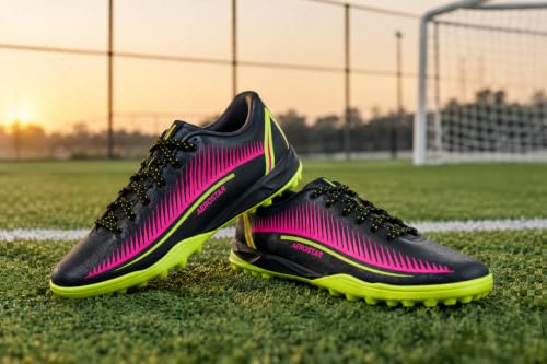 Image of Aerostar Mens Futsal /TURF Football Shoes Elite Performance Futsal Shoes With Enhanced Grip Sole, Lightweight Design, And Dynamic Flex Control For Supreme Court Agility And Precision Footwork for Men /Boys /Women & Girls