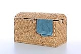 Massives Untergestell aus Drahtgeflecht. Das Textilinlet aus 100% Baumwolle ist gut waschbar bei 30° Grad. Abmessungen: 70x45cm Höhe 48cm