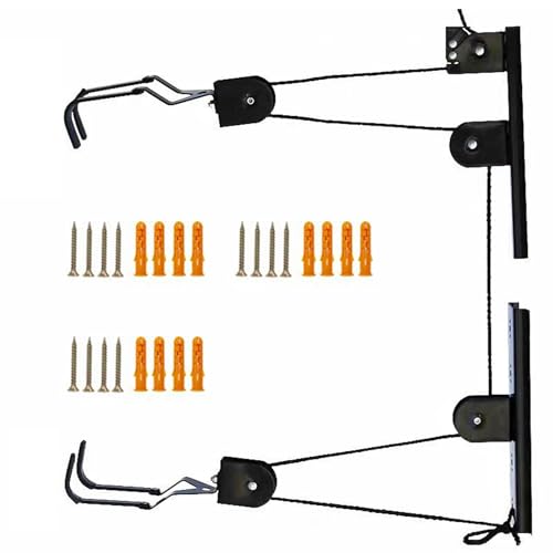 ZYKEJJDDAK Gancho de techo para bicicleta de herramientas, solución de almacenamiento superior eficiente para vertical