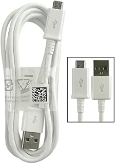Genuine Samsung Micro USB Charge & Sync Cable For Samsung Galaxy J3(2017), J5(2017), J7(2017) and Compatible to All Other Samsung Micro USB Devices (White Micro Usb Cable Only)