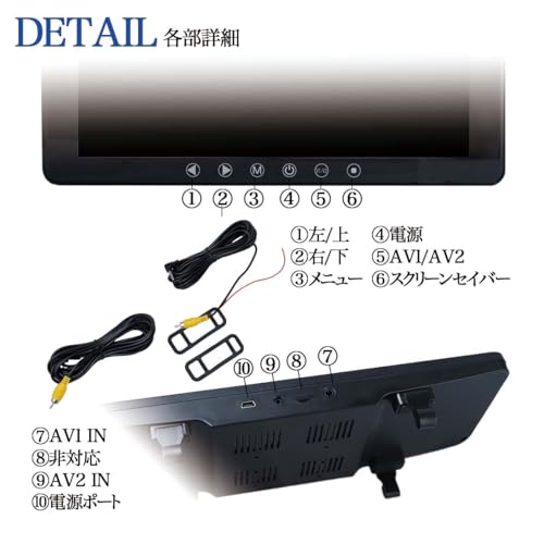 Amazon.co.jp: M's GLOBAL MARKET: ミラーモニター・ドライブレコーダー