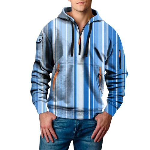 Deporte chaquetas deportiva sudadera con capucha azul 3D