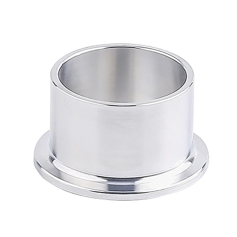 KF25 Vuoto Chuck Weld Stub Fitting, 304 acciaio inossidabile sanitario saldatura flangia connettore (lunghezza 50mm)