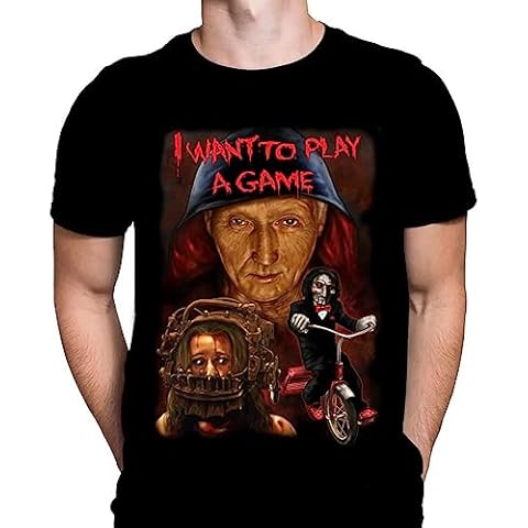 I Want to Play A Game Horror T-Shirt Cover