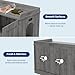 31.5 Inch Wooden Cat Litter Box Enclosures,Hidden Litter Box,Pet House with Barn Door,Large Capacity/Ventilated/Fit Most of Litter Box,for All Kinds of Cats