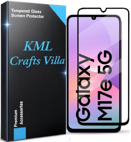 Image of HD, Scratch, Tear Resistant Edge to Edge Tempered Glass Screen Protector Guard Suitable For Samsung Galaxy M17E 5G