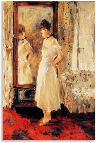 Berthe Morisot affiche impression sur toile 40x60cm moderne art mural salon sans cadre