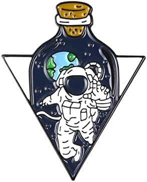 Cartoon Brooch, Alloy Spaceman Series Corsage pin Clothing Matching