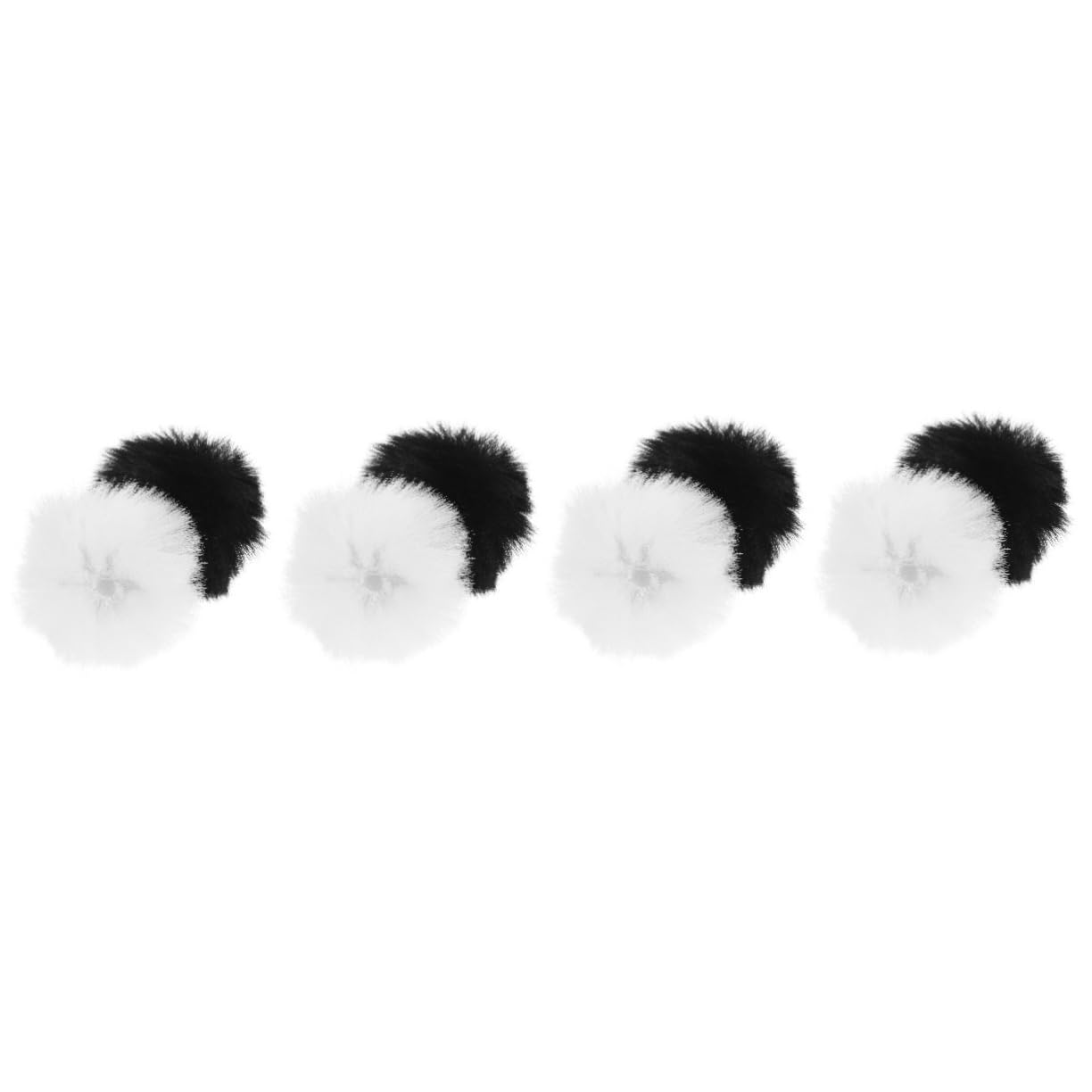 BESTonZON 24piezas Cubierta De Micrófono Antiviento De Pelo Para Grabación y Streaming Funda De Parabrisas Reutilizable Para Micrófonos Compatible Dispositivos De Entretenimiento y