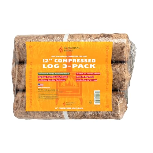 Kiln Dried Compressed Fire Logs (3-pk)