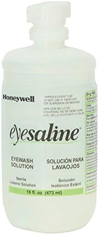 Honeywell Emergency Eyewash 32-000454-0000 Eyesaline Wall Station Refill Bottles, 16 oz. (Pack of 12)
