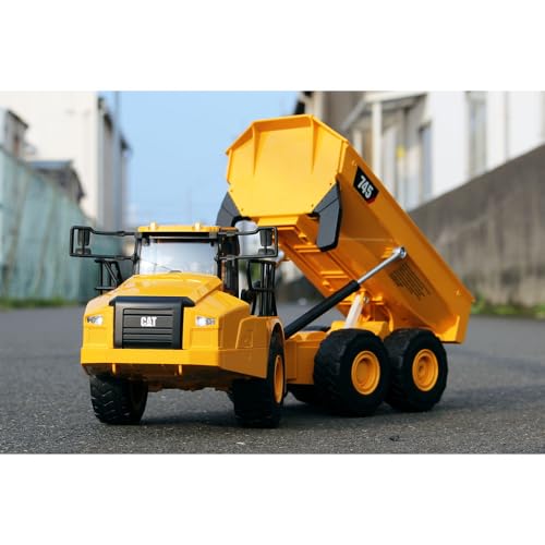 Modelo a escala 1:24 Camión articulado CAT 745 control remoto miniatura 2