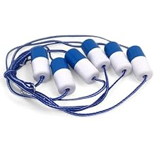Fibropool Safety Rope with Floats, Pre-Assembled Divider Buoy with Hooks