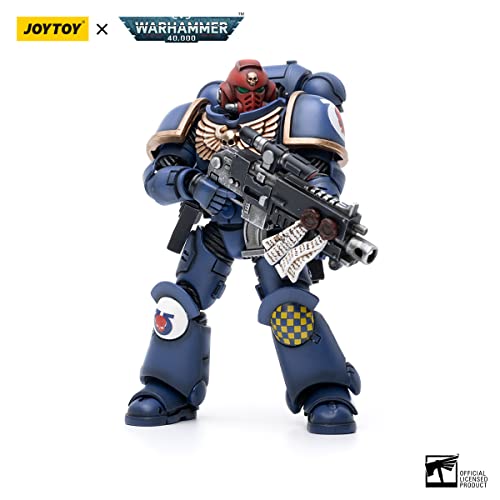 Joytoy Warhammer 40K 1/18 Action Figure Mecha Joy Toy Model Toys Ultramarines Heroes Of The Chapter Brother Veteran Sergeant Castor #TOP1