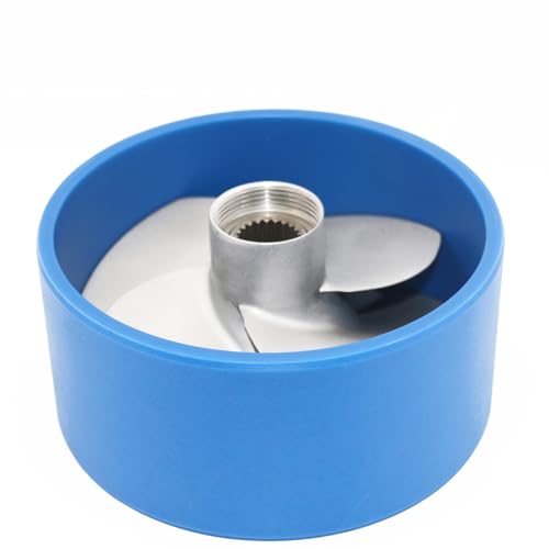 Captain Impeller Kit Replace for Sea-Doo 267001108, fit Sea-Doo FISH-PRO-130/170 GTI-130 GTI-SE-130/170 GTX-170 WAKE-170 Personal Watercraft (PWC), 155.5mm Impeller with Wear Ring, Wrench and Seal - Thumbnail 4