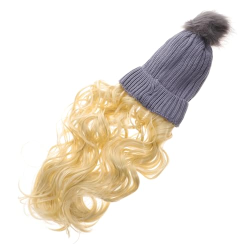 Chapeau pour perruque longue bouclée idéal pour rester élégante en hiver