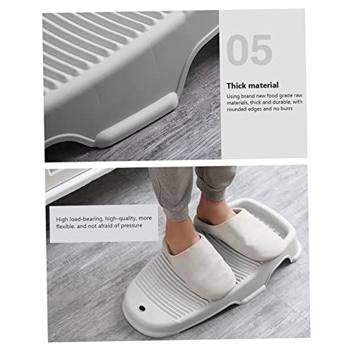 Washboard, Washboard Laundry Hand Wash Board Plastic No Slip Washing Board for Clothes Scrubbing Board with Soap Holder for Laundry Hand Washing Tool Washing Board Washboard for Laundry Wash Board fo - Image 2